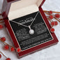 To My Beautiful Soulmate | Eternal Hope Necklace | Black Wave