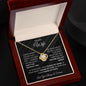 To My Wife | Love Knot Necklace | I Can't Live Without You