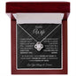 To My Wife | Love Knot Necklace | I Can't Live Without You