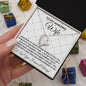To My Amazing Wife | Forever Love Necklace | White Quilt Heart