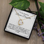 To My Amazing Bonus Daughter | Forever Love Necklace | Full Border