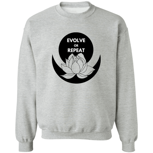 Lotus Evolve or Repeat Pullover Sweatshirt