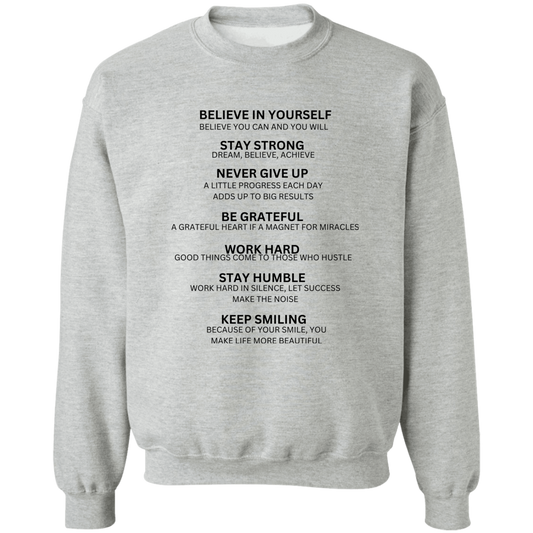 Believe In Yourself Pullover Sweatshirt