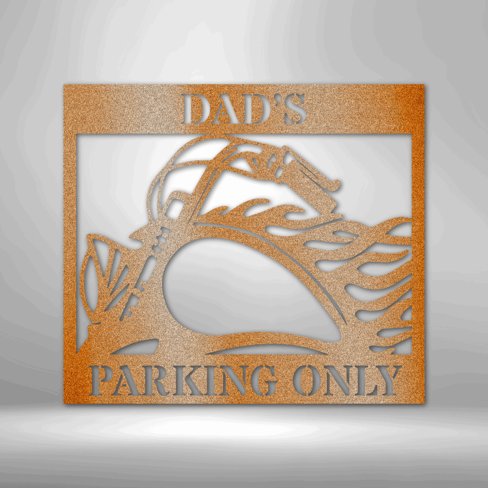 Hog Parking - Steel Sign