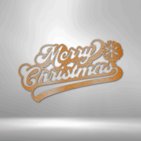 Merry Christmas Quote - Steel Sign