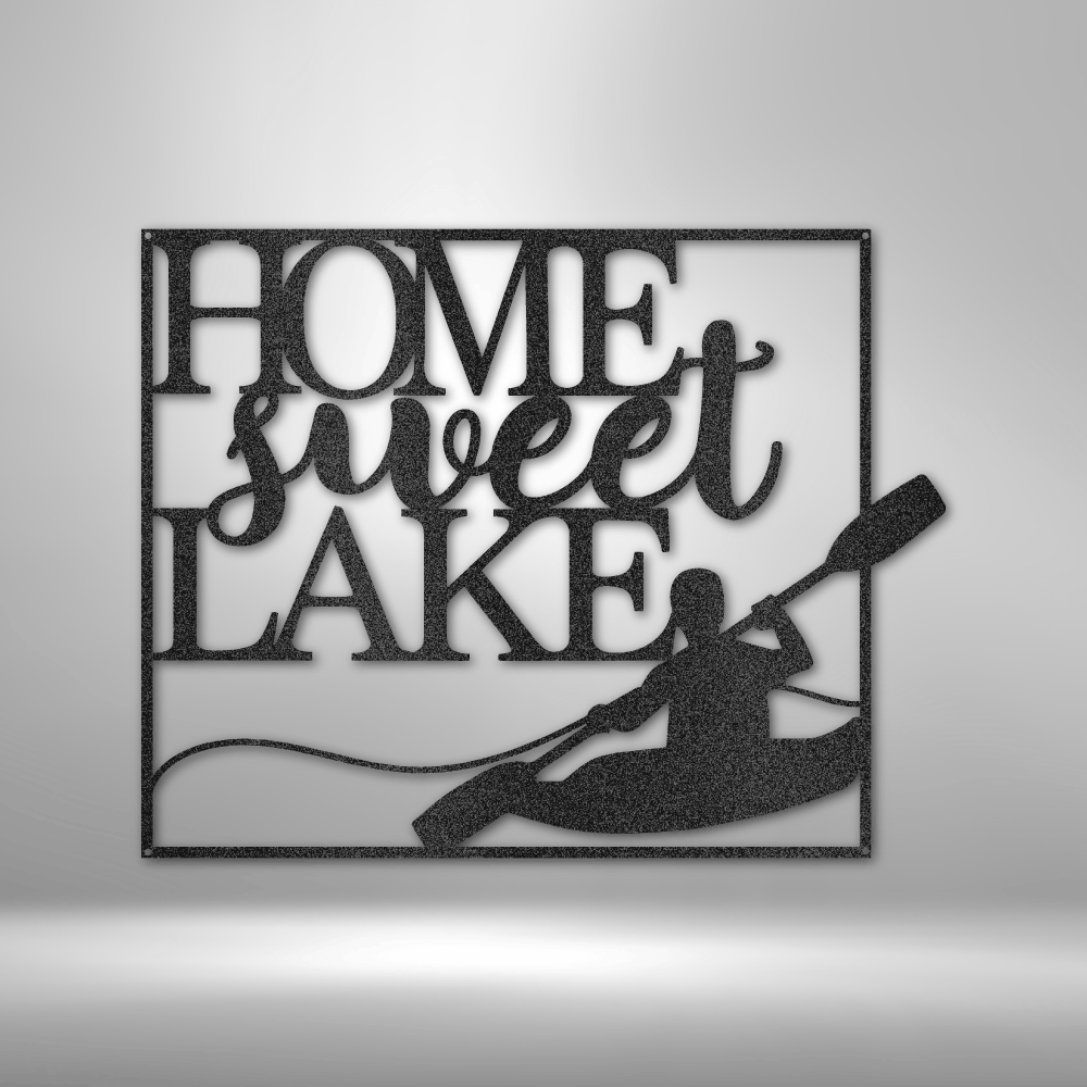 Kayaking - Steel sign