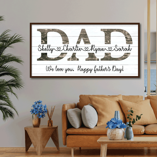 Loving Dad - Framed Print