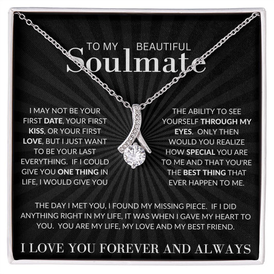 To My Beautiful Soulmate | Alluring Beauty Necklace | Light Rays