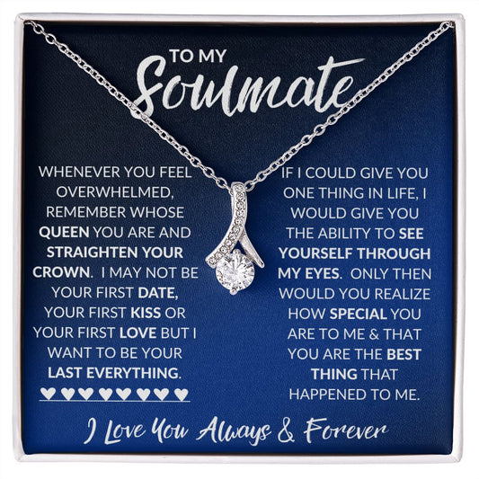 To My Soulmate | Alluring Beauty Necklace | Blue Fade