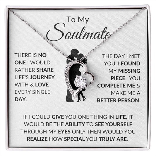 To My Soulmate - Forever Love Necklace